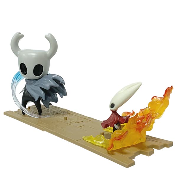 2 stk. Hollow Knight PVC actionfigursett, samleobjekt for skrivebord og dekorasjonsleker for bilens dashbord