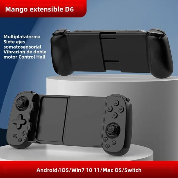 Mini Metal Controller, Kompatibel med PUBG Mini Gamepad, Triggerknapper, Sigteanordning, Android, iPhone 7