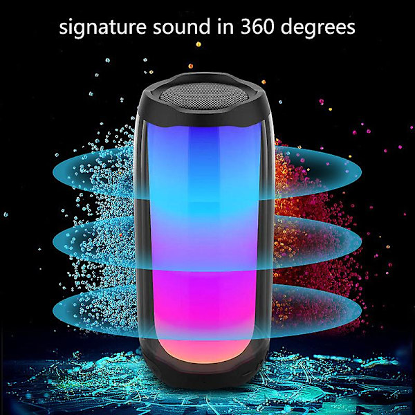 Music Pulsation 4 färgglad ljuseffekt Bluetooth högtalare