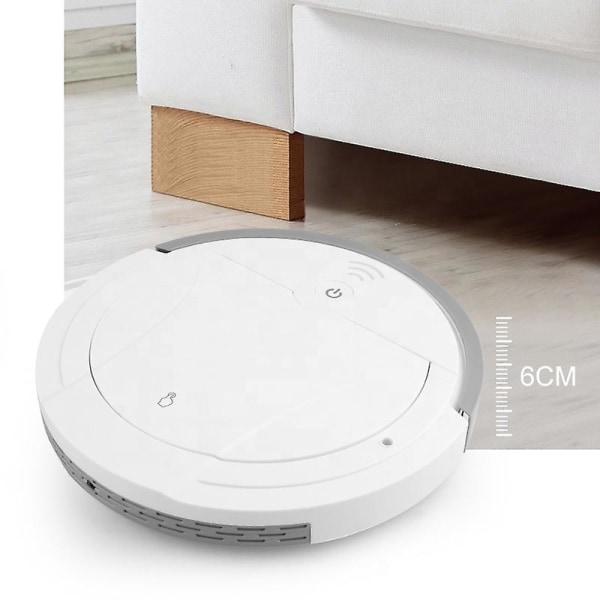 Ny Mini Household Sweep Mop Sweep Robot Vacuum Spray Sweeping Robot Dammsugare White AU