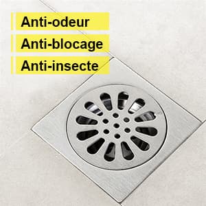 304 rustfritt stål sluk deodorant bad vaskemaskin vann sluk