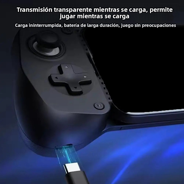 Sort HY 9017 Trådløs Controller, Kompatibel med Switch, PS3, Android, RGB Turbo Dual Motor