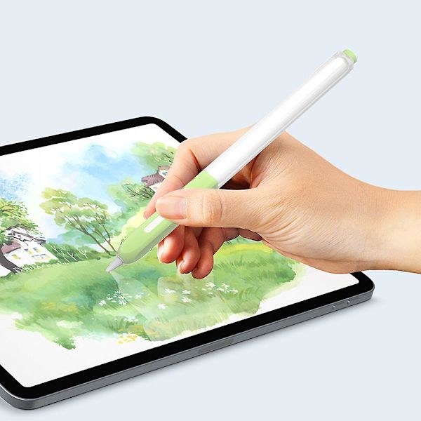 Mjuk Silikonhylsa Transparent Skyddande Omslag Tillbehör Kompatibel Med Ipad Pencil 2 Gen