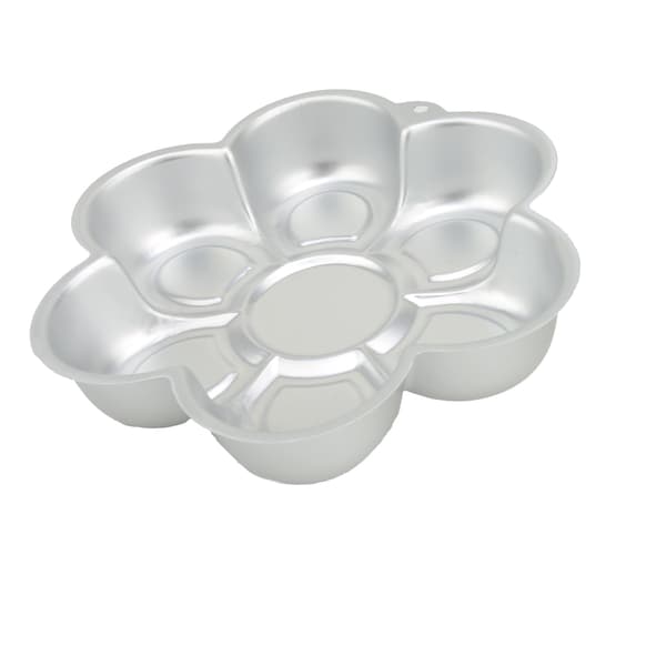 Aluminium 3D Blomsterform Kagedekorationsform Bageforme DIY Køkkenudstyr - 14895