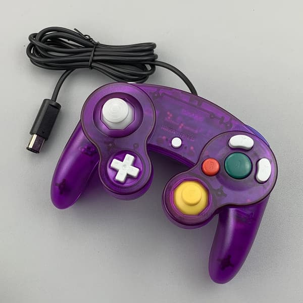 Blå trådlös handkontroll kompatibel med PlayStation 4 med vibration och USB-kabel