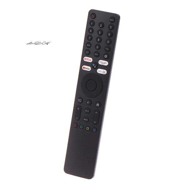 Röstfjärrkontroll kompatibel med Xiaomi Android TV Pro 43 50 55 65 75 tums modell XMRM-ML Inget batteri