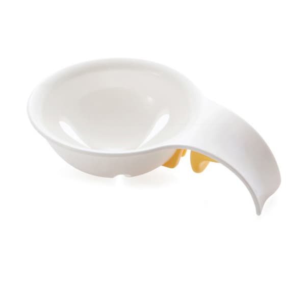 2 st Mini Ägguleseparator med Plast Silikonstativ Vit Ägguleseparator Separator Kök Matlagningsredskap Silverktyg-10943