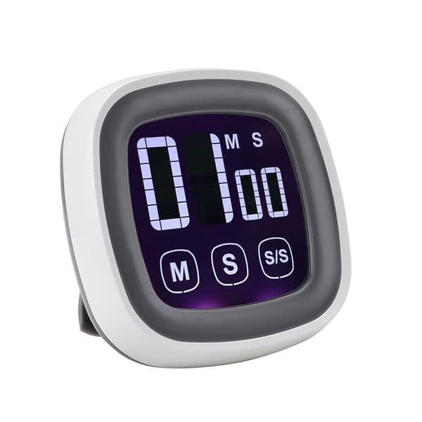 Stopur Elektronisk Køkken Timer Touch Screen Timer Påmindelse Nedtællingsur Touch Screen Timer med Stopur