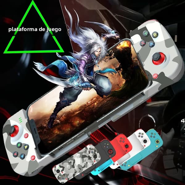 Gul trådløs Bluetooth gamepad, kompatibel med Switch OLED / Lite og PC