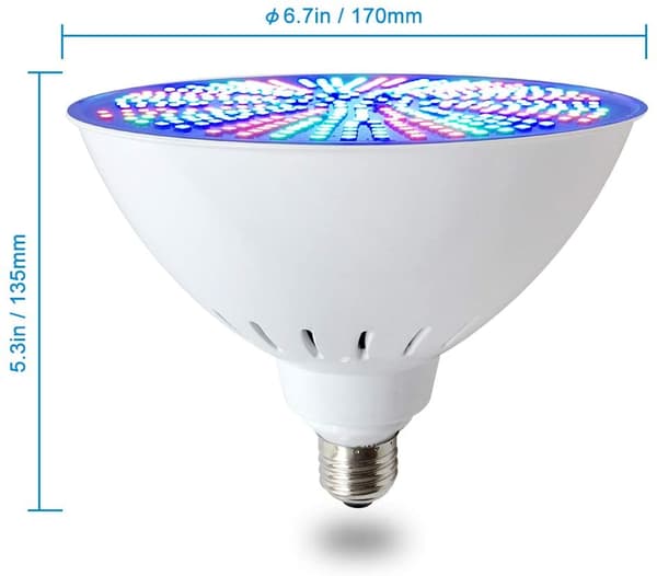 IP68 Vattentät RGB Wall Mounte Led Pool Lights