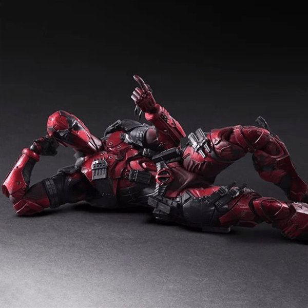 Hvit versjon; maskert antihelt actionfigur, 26 cm samlerstatue, bursdagsgave til fans