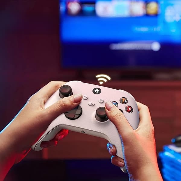 Set A 1 Par Mobil Spelkontroll, 6-Finger Gamepad Trigger, Kompatibel med iOS/Android