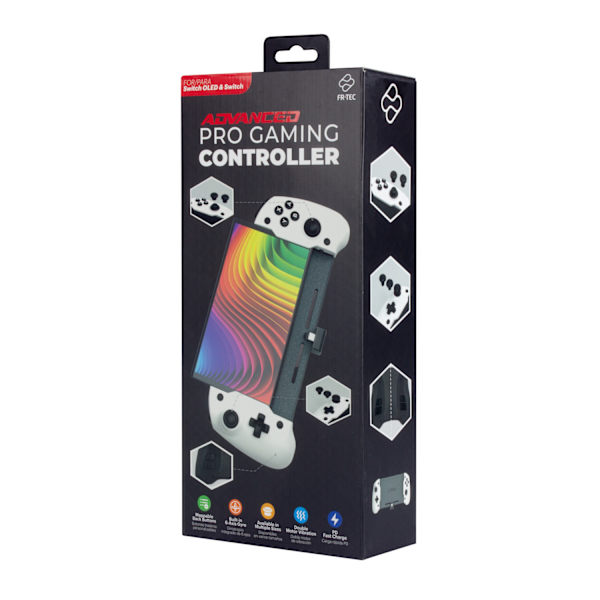 D7 Svart Bluetooth 5.2 Teleskopisk Gamepad, Kompatibel med Android, iOS, PS3, PS4, Switch, iPad