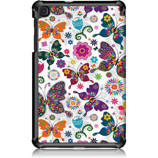 Samsung Galaxy Tab S6 Lite 10.4 2020 SM-P610 / SM-P615 Tabletfodral, Smalt Tri-Fold Hårdskydd för Galaxy Tab S6 Lite 10.4 tum - Fjäril