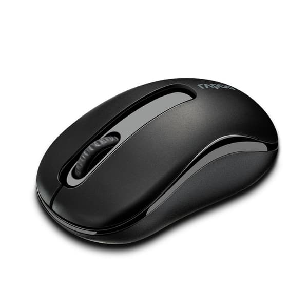 Trådløs 2.4G Ergonomisk Mus, Ledningsfri til Laptop Windows, Sort