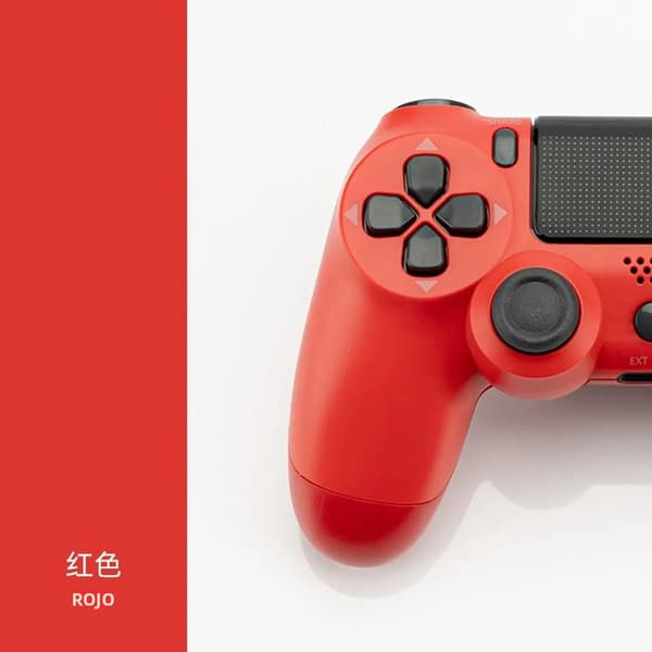Langaton Bluetooth-ohjain PS4/Slim/Pro-konsolille, kaksoisvärinä, yhteensopiva Windowsin, PC:n, iOS:n ja Androidin kanssa