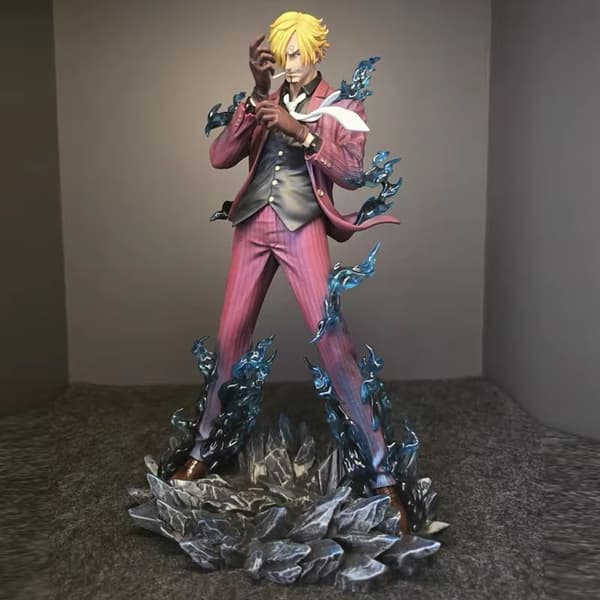 25 cm blød kok anime figur, statisk pose samlerobjekt til børn og voksne, hyldedekoration, festgave