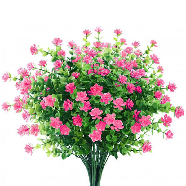 Kunstig bukett, rosa, 6 bunter