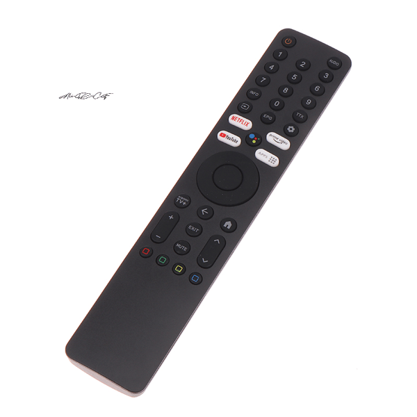 Röstfjärrkontroll kompatibel med Xiaomi Android TV Pro 43 50 55 65 75 tums modell XMRM-ML Inget batteri