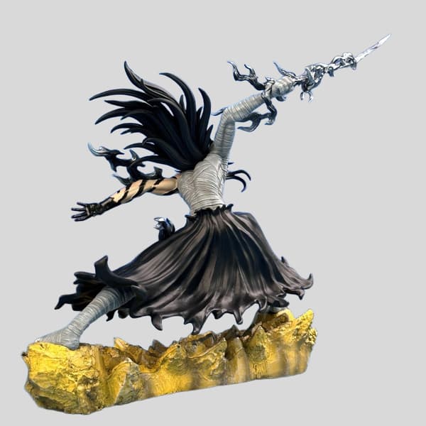 Anime-inspirert mannlig karakter actionfigur, 24cm Moonless Battle samlerstatue skrivebordsdekorasjon