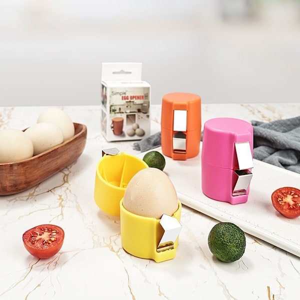 PCS Egg Shell OpenerEgg BeaterEgg Shell OpenerSeparatorHome Kjøkken Bakeverktøy-14165