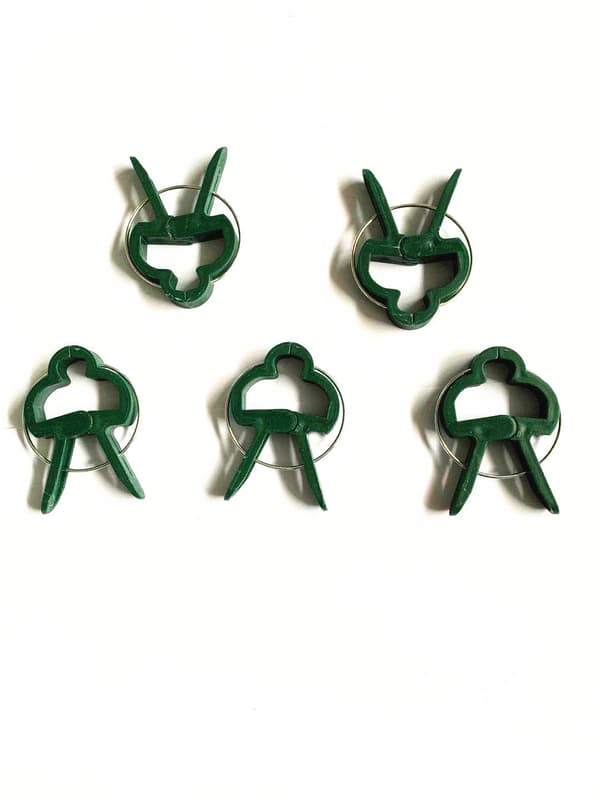 Planteclips - stabile clips til at sikre klatreplanter Green A+B