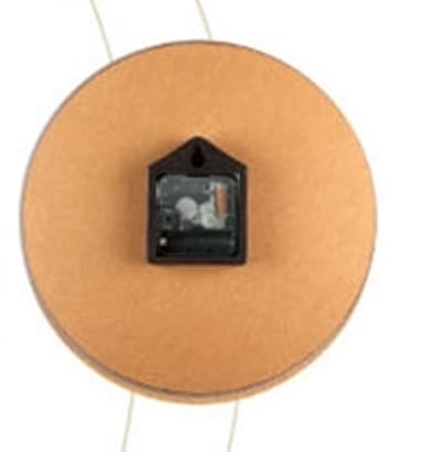 Väggklocka i trä 30 cm, jättestor väggklocka, retroklocka, modern design, väggklocka för vardagsrum, sovrumsinredning, rund väggklocka, heminredning för vägg E