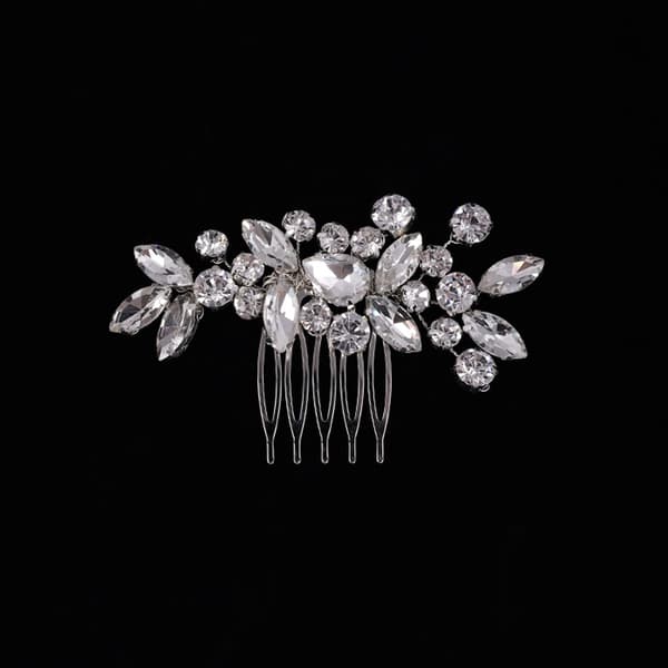Bröllop Hårkam Kristall Håraccessoarer Damer och Flickor Bröllop Håraccessoarer (Silver)