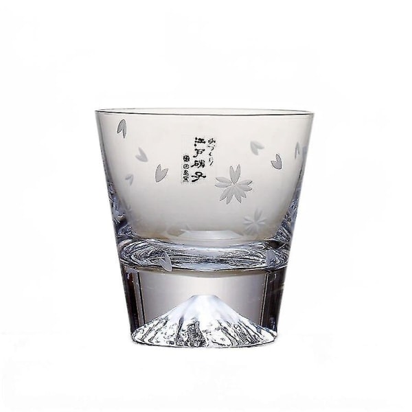 Liten japansk glaskopp Resor Transparent Cocktailglas för att dricka juice