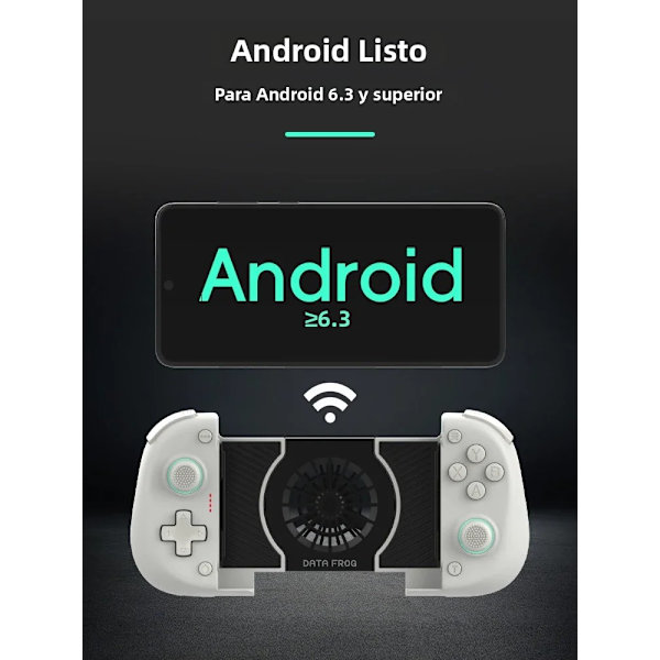D8 Blå Röd Bluetooth 5.2 Teleskopisk Gamepad, Kompatibel med Android, iOS, PS3, PS4, Switch, iPad