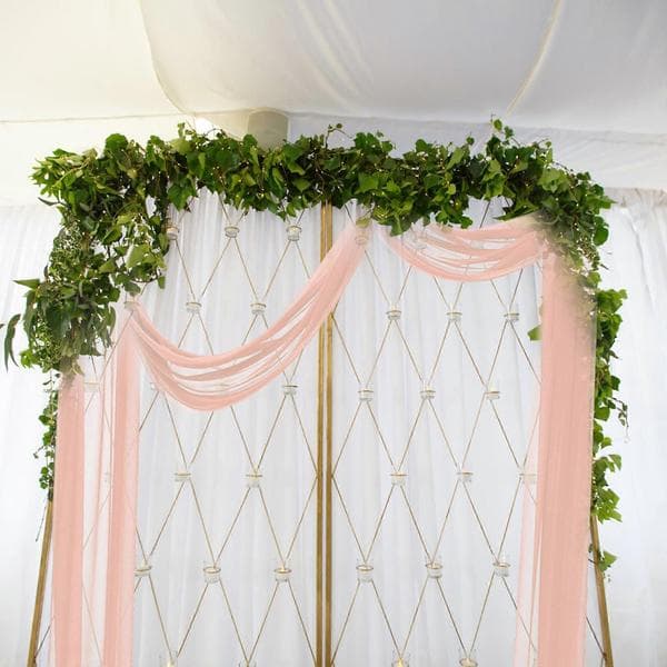 Bryllupsbue Draping Stoff Gardin Drapering for Bryllups Takdekorasjon