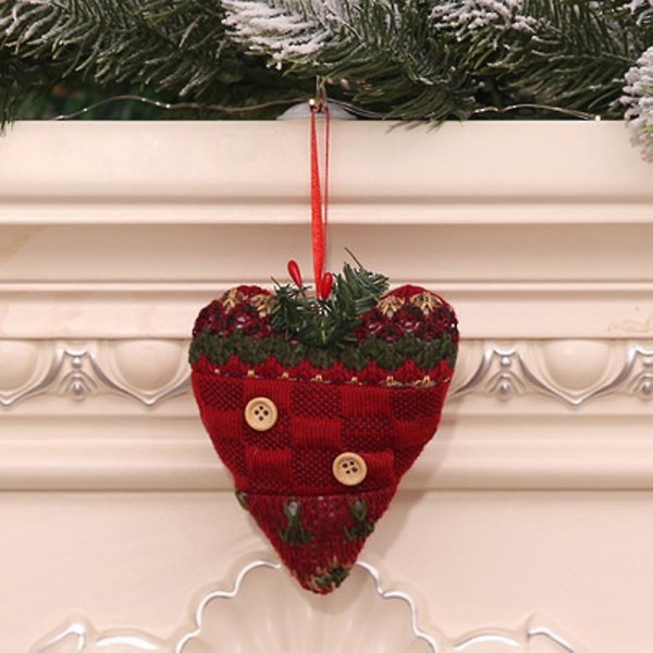 Jule plys ornamenter, sjove jule hængende ornamenter, vedhæng Holiday Party Decor style 1