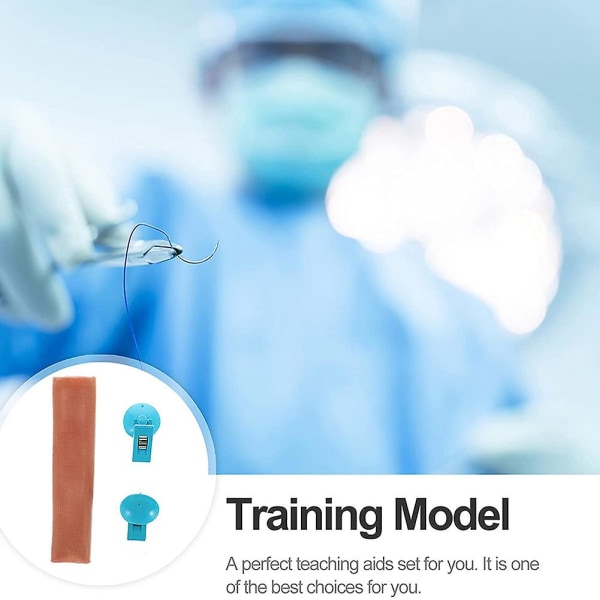 Silikon Suturtreningsmodell for menneskelig hud Kirurgitreningsmodell for suturtrening for studenter B as shown