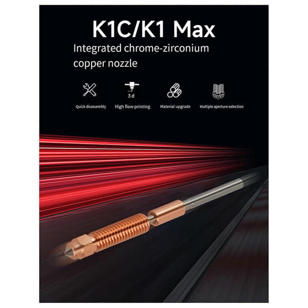 Uppgraderat munstycke med högt flöde 0,4 mm