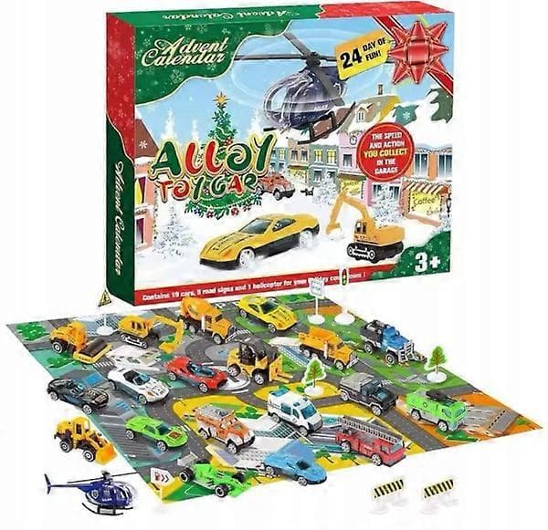 Julekalender 24 Elementer Biler Advent