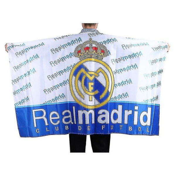 Real Madrids flagga (wm 2022) (100 % polyester och storlek 86*138)