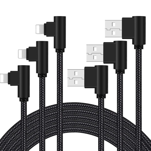 iPhone Laddkabel Överföringslinje 90 Grader Snabbladdning