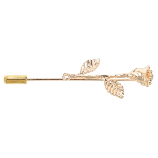 Kragstång Blomformad Kragstöd Brosch Slipsnål Spänne Brosch Stick Kostymnål