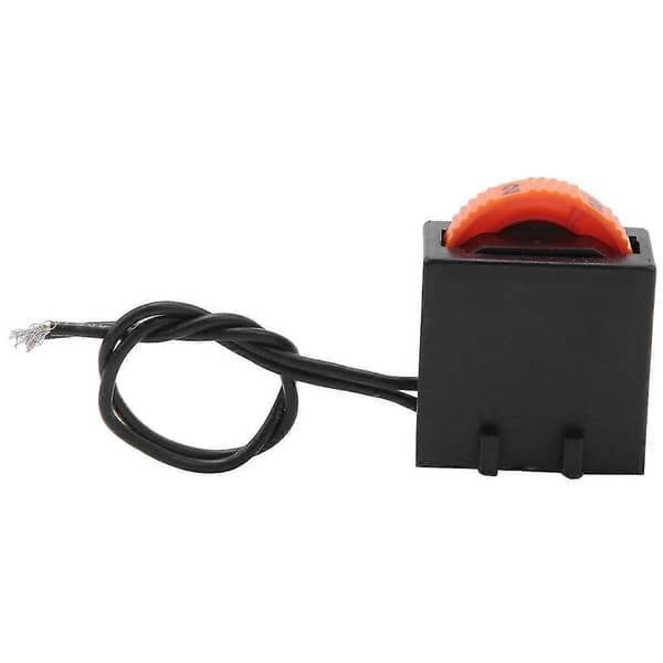 250V Elektrisk Kvern Hastighetsbryter med 6 Hastighetskontroller Black