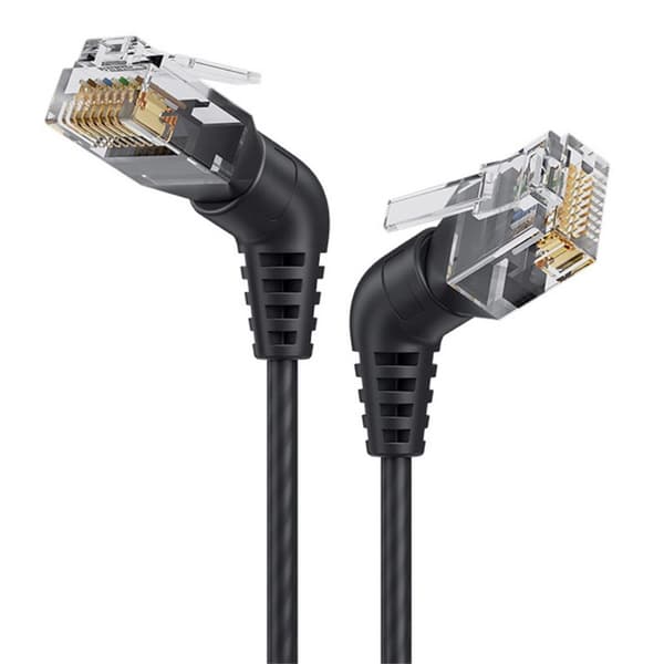 CableCreation 1 m Cat6a RJ45 Netværkskabel Sort