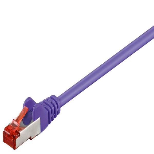 Patch-kaapeli CAT 6, S/FTP (PiMF), violetti, 5 m Violett