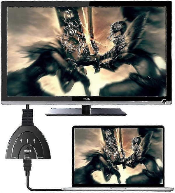 3-Port HDMI Switch, Intelligent 3x1 Auto Switch Vælger