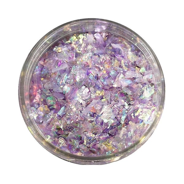 Flash Sequin Epoxy Form Tilbehør Resin Fillers Delikat Resin Pendant Purple