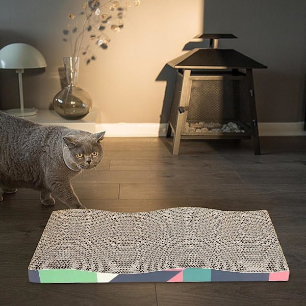 Kattklösare i kartong, soffa säng för inomhuskatter och kattungar - Stil C