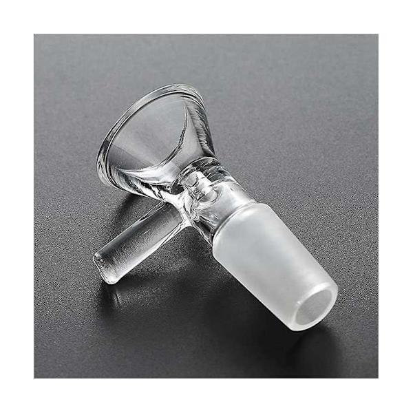 10 st Glas trattar 14 mm Glas trattaradapter Manuell Klar Diskställ Klar Glas tratt Skål Rac
