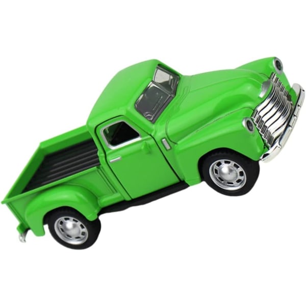 1 st Pick Up Truck, grön- 1/32 skala Diecast modell Leksaksbil Vintage bil modell Retro vintage bil modell Leksak Legering Bilmodell Heminredning