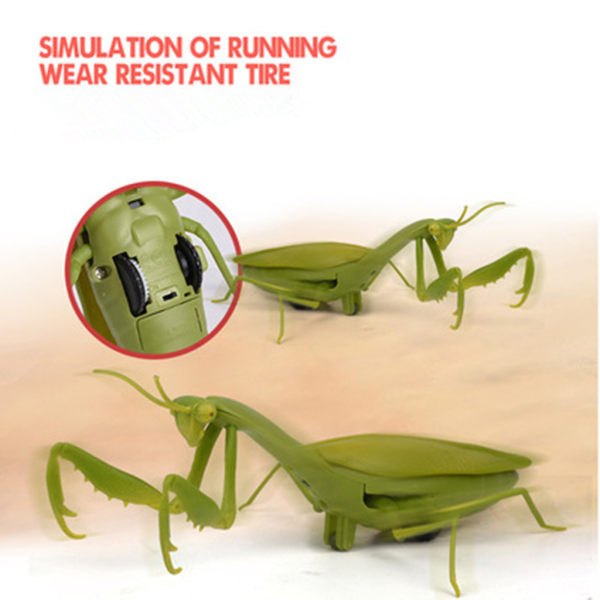 Infrarød fjernbetjening Realistisk Mini RC Prank Insekt Skræmmende Trick Legetøj