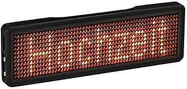 LED Navneskilt - Bluetooth Oppladbar DIY Programmerbar Rullende Meldingstavle (Type 2)