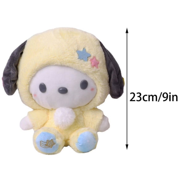 Kuromi Cinnamoroll Nukke Lelun Riippuva Pehmolelu PC dog 15CM