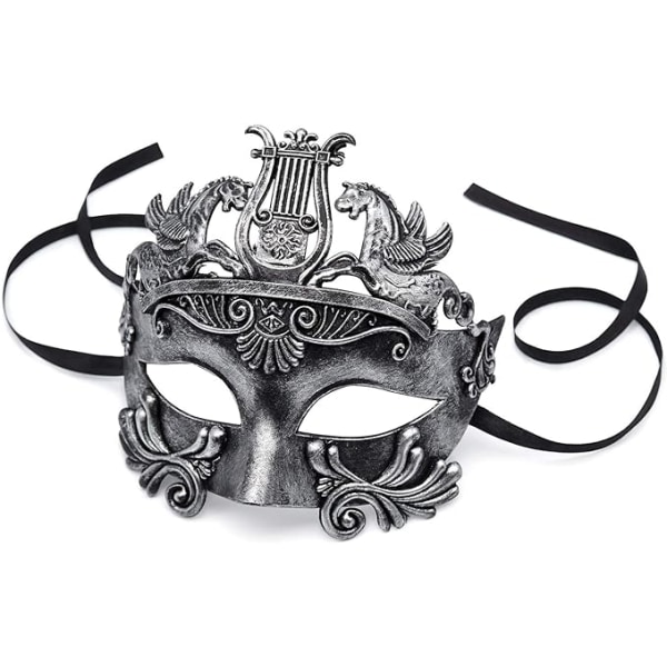 Maskeradmask för män - Romersk grekisk mytologisk venetiansk mask Halloween Cosplay Mardi Gras